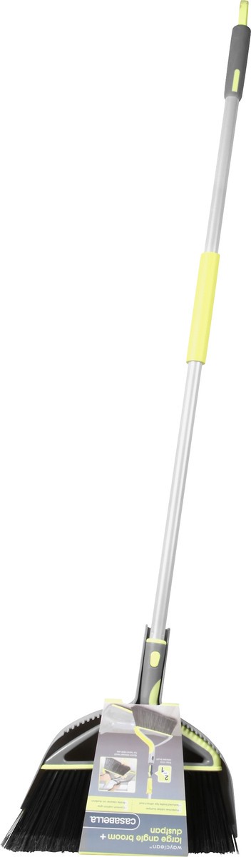 slide 6 of 9, Casabella Wayclean Deluxe Broom with Dustpan, 1 ct