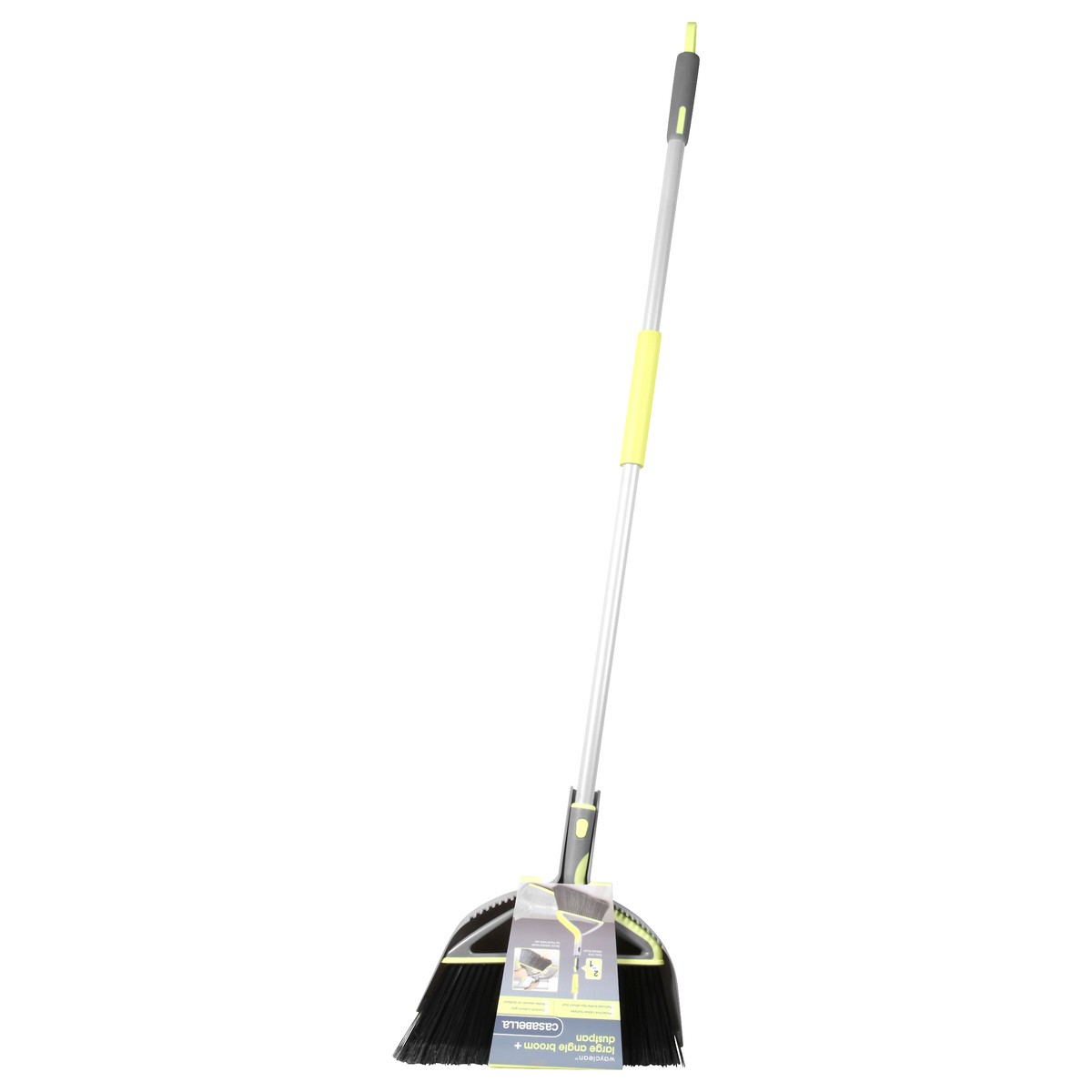 slide 1 of 9, Casabella Wayclean Deluxe Broom with Dustpan, 1 ct