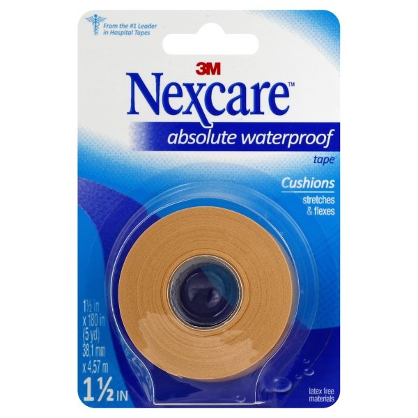 slide 1 of 1, Nexcare First Aid 1 1/2 Inch Absolute Waterproof Wide Tape, 1 ct