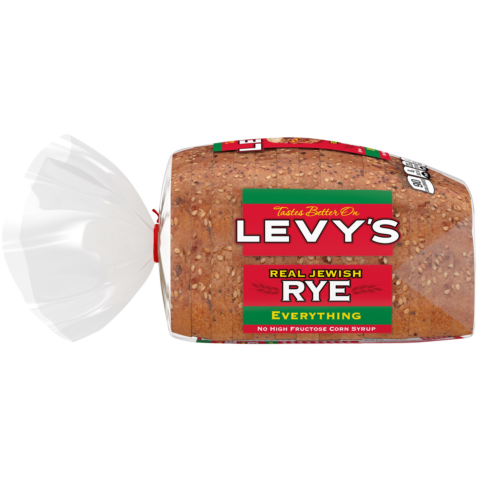 slide 4 of 5, Levys Real Jewish Rye Everything 16 Oz, 16 oz