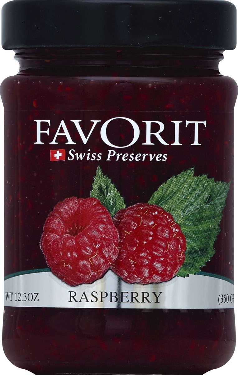 slide 1 of 3, Favorit Raspberry Jam, 12.3 oz