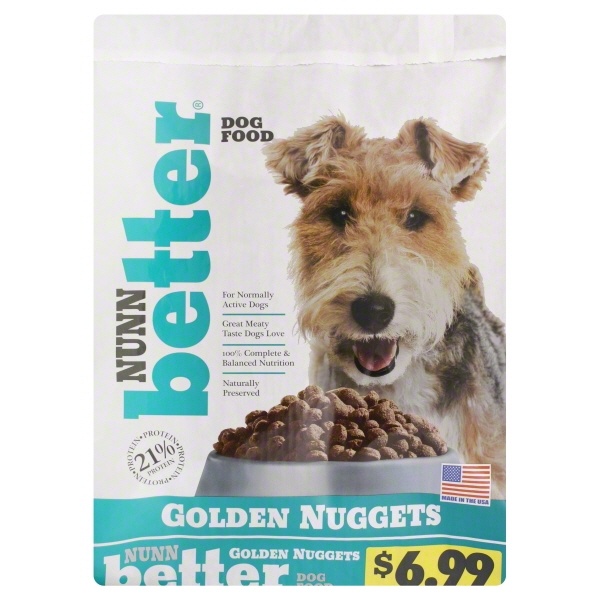 slide 1 of 1, Nunn Better Dog Food, Golden Nuggets, 33 lb