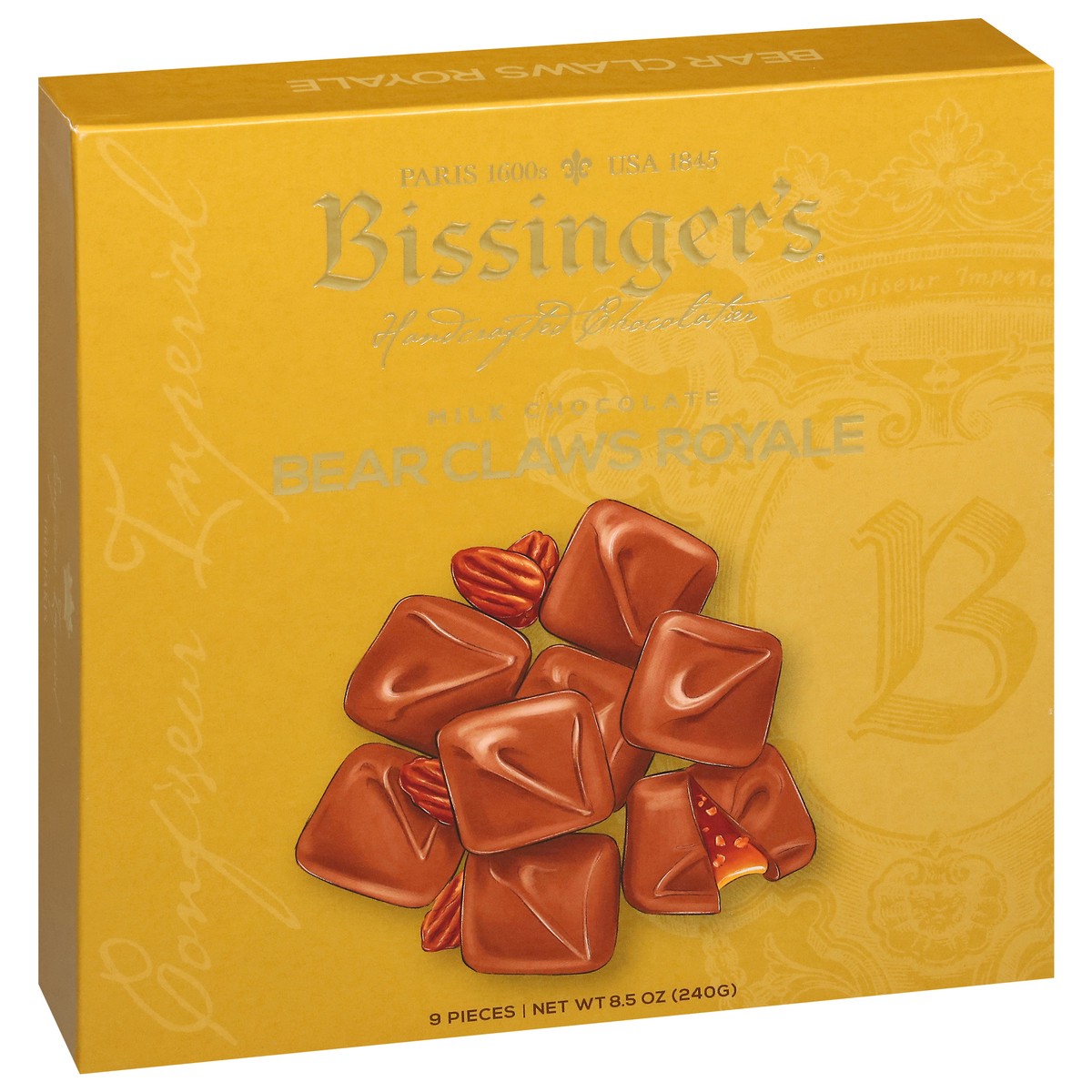 slide 11 of 13, Bissinger's Bear Claws Royale Milk Chocolate 9 ea, 9 ct