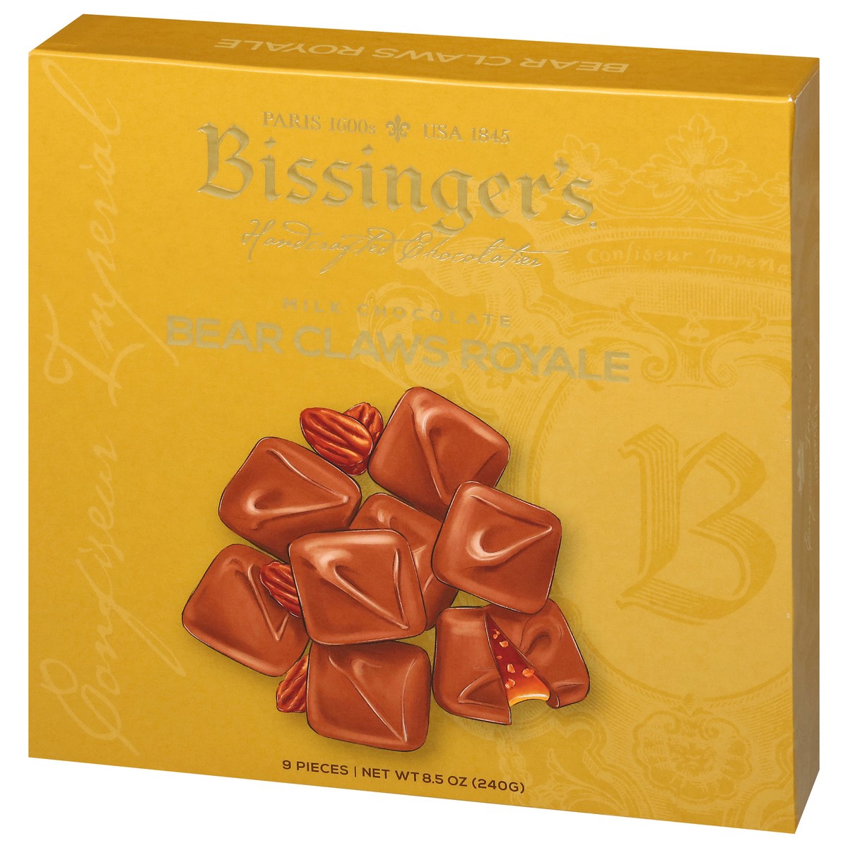 slide 9 of 13, Bissinger's Bear Claws Royale Milk Chocolate 9 ea, 9 ct