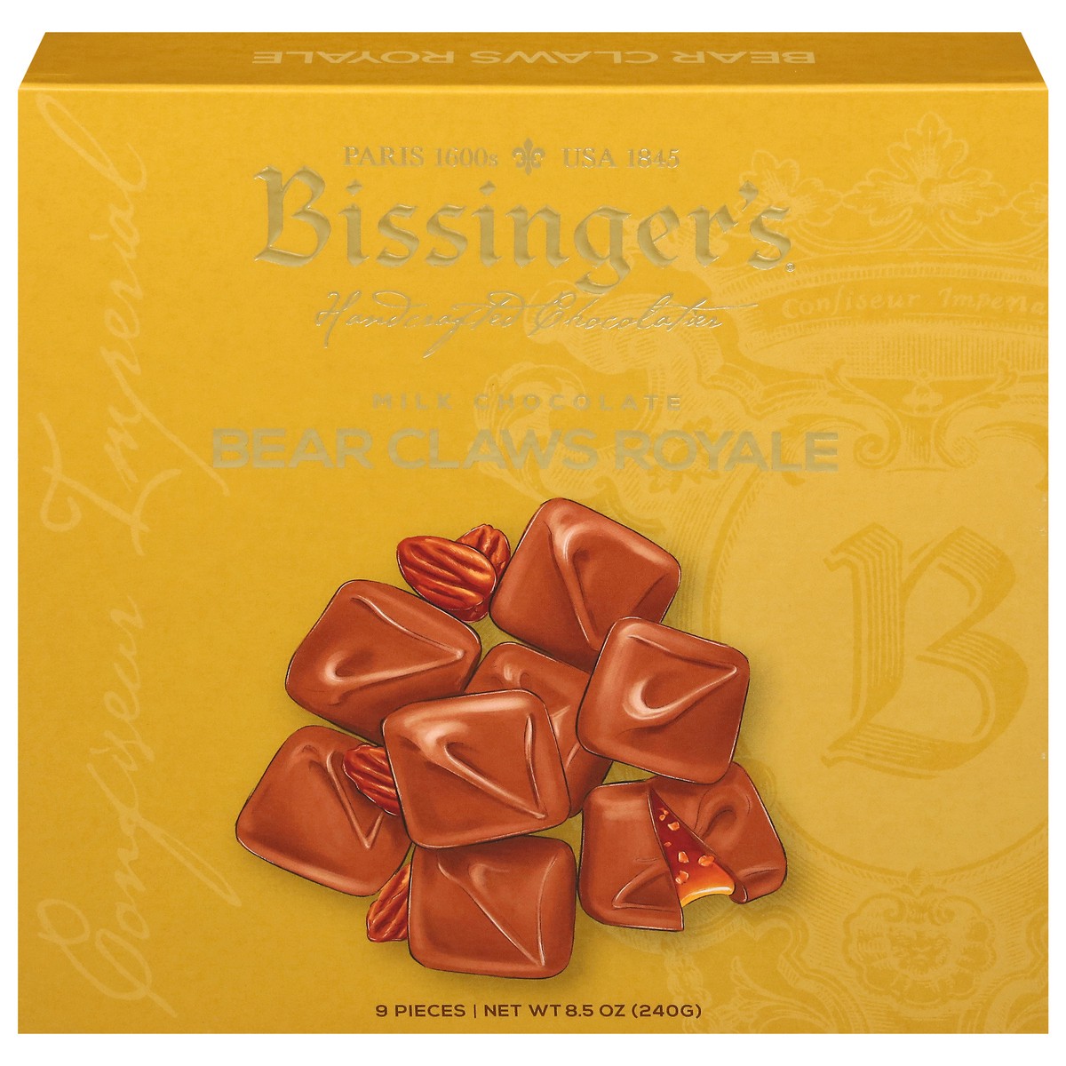 slide 7 of 13, Bissinger's Bear Claws Royale Milk Chocolate 9 ea, 9 ct