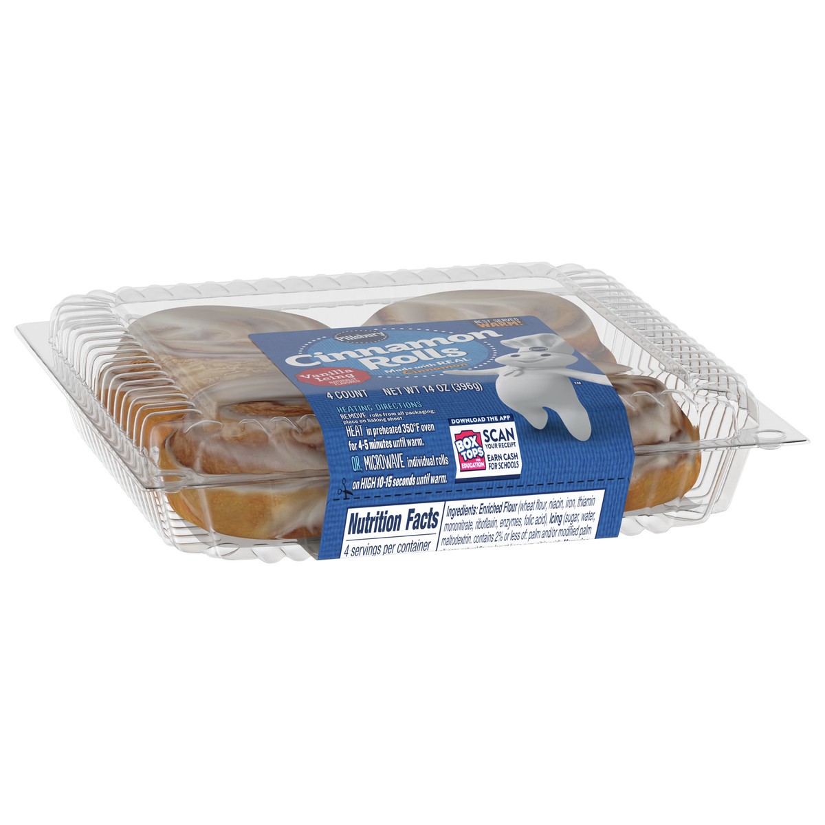 slide 8 of 11, Pillsbury Baked Cinnamon Rolls 4 Count, 4 ct