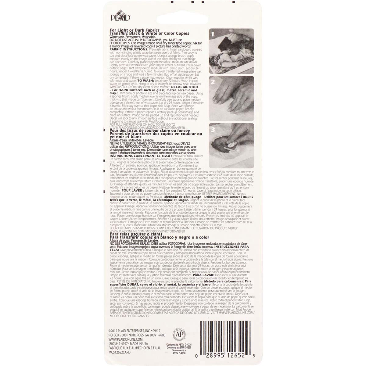 slide 3 of 4, Mod Podge Photo Transfer Medium, 2 Oz., 2 oz