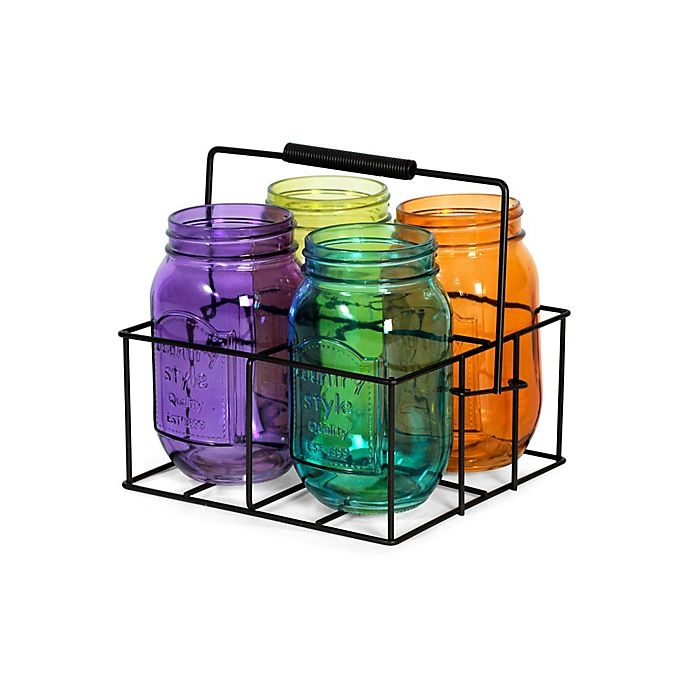 Mason Jar Storage Caddy