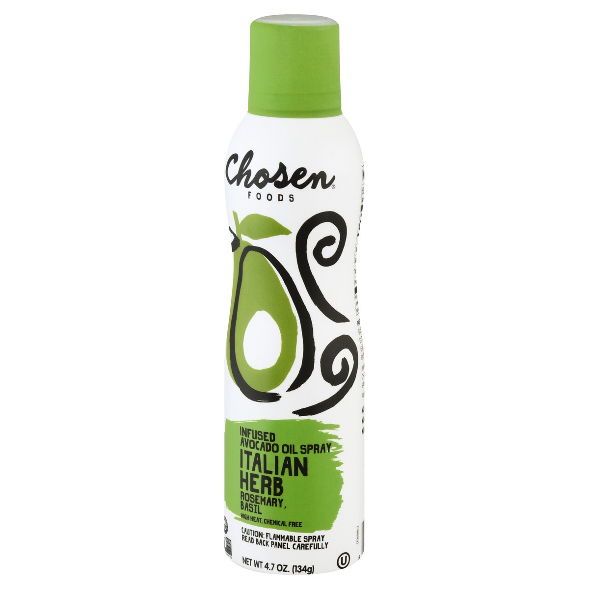 slide 8 of 9, Chosen Foods Infused Italian Herb Avocado Oil Spray 4.7 oz, 4.7 oz