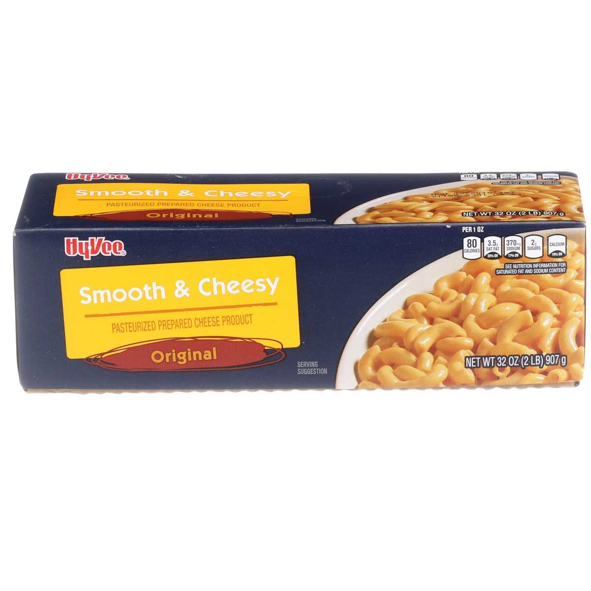 slide 1 of 1, Hy-vee Original Smooth & Cheesy Pasteurized Prepared Cheese Product, 32 oz