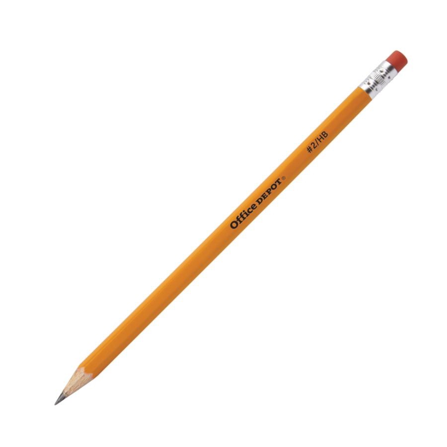 slide 2 of 2, Office Depot Brand Basic Wood Pencils, Unsharpened, #2 Medium Soft Lead, Pack Of 36, 36 ct