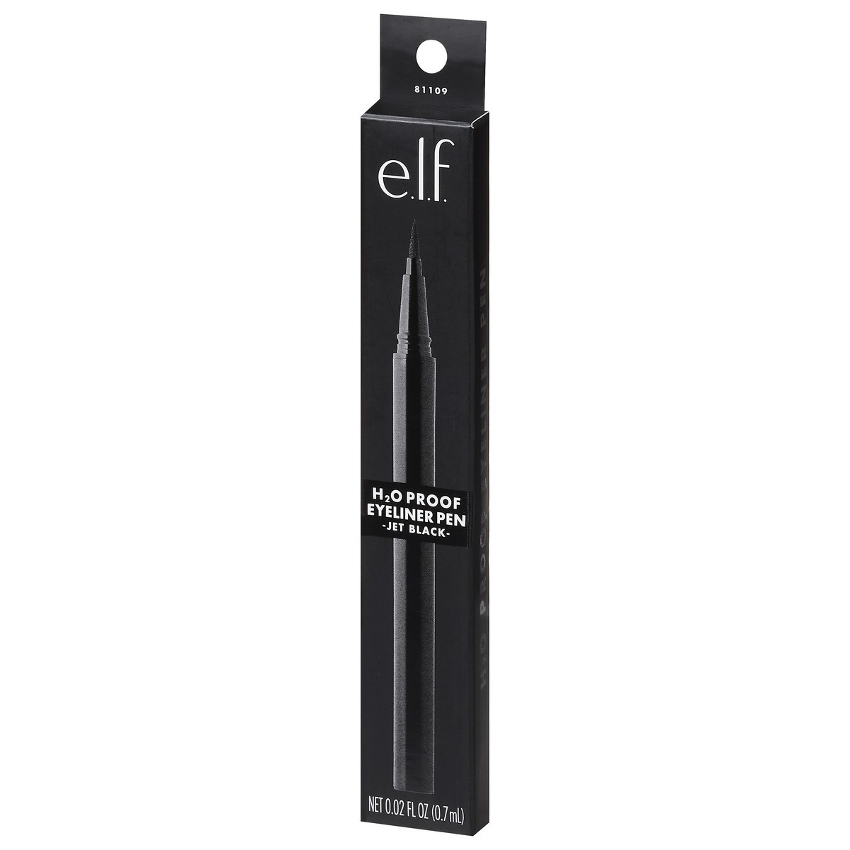 slide 9 of 12, e.l.f. Jet Black 81109 H2O Proof Eyeliner Pen 0.02 fl oz, 0.02 fl oz