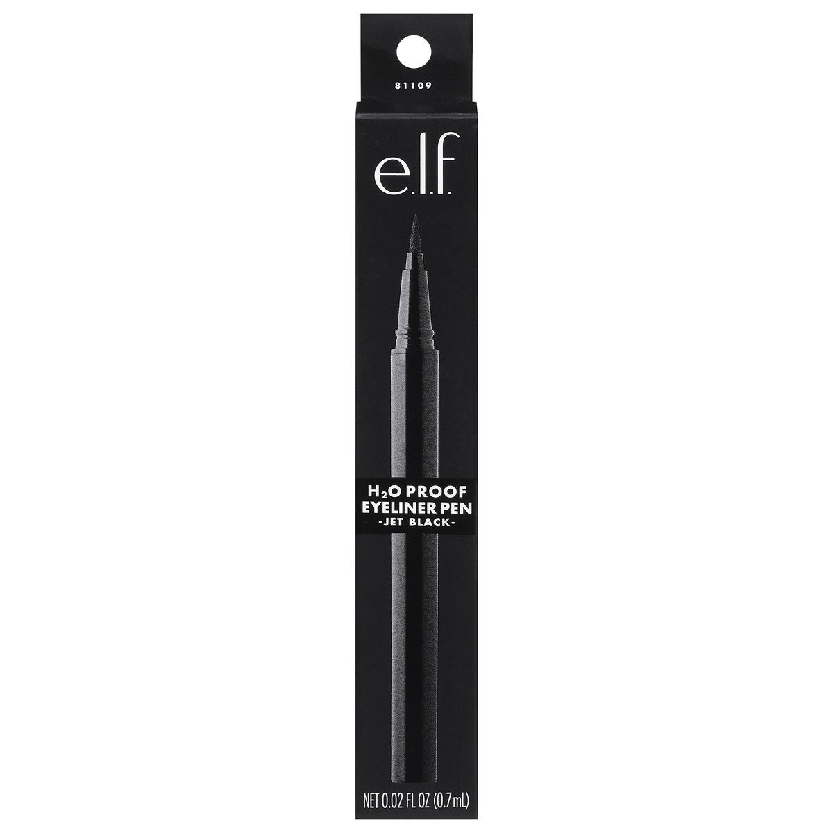 slide 1 of 12, e.l.f. Jet Black 81109 H2O Proof Eyeliner Pen 0.02 fl oz, 0.02 fl oz