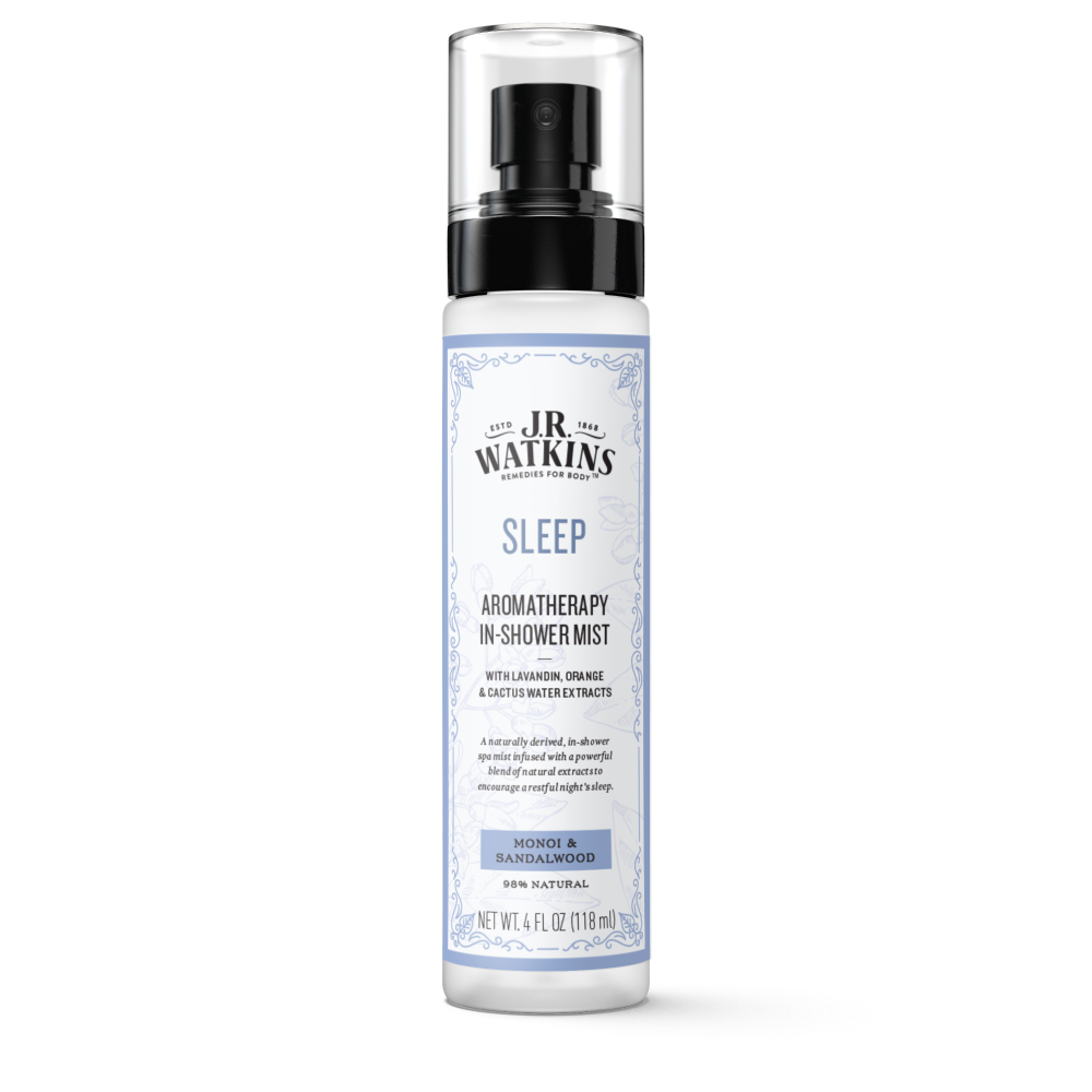 slide 2 of 4, J.R. Watkins Sleep Monoi & Sandalwood Aromatherapy In-Shower Mist 4 fl oz, 4 fl oz
