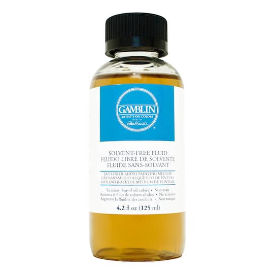 slide 1 of 2, Gamblin Solvent-Free Fluid, 4.2 fl oz