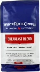 White Rock Coffee Breakfast Blend Whole Bean Coffee