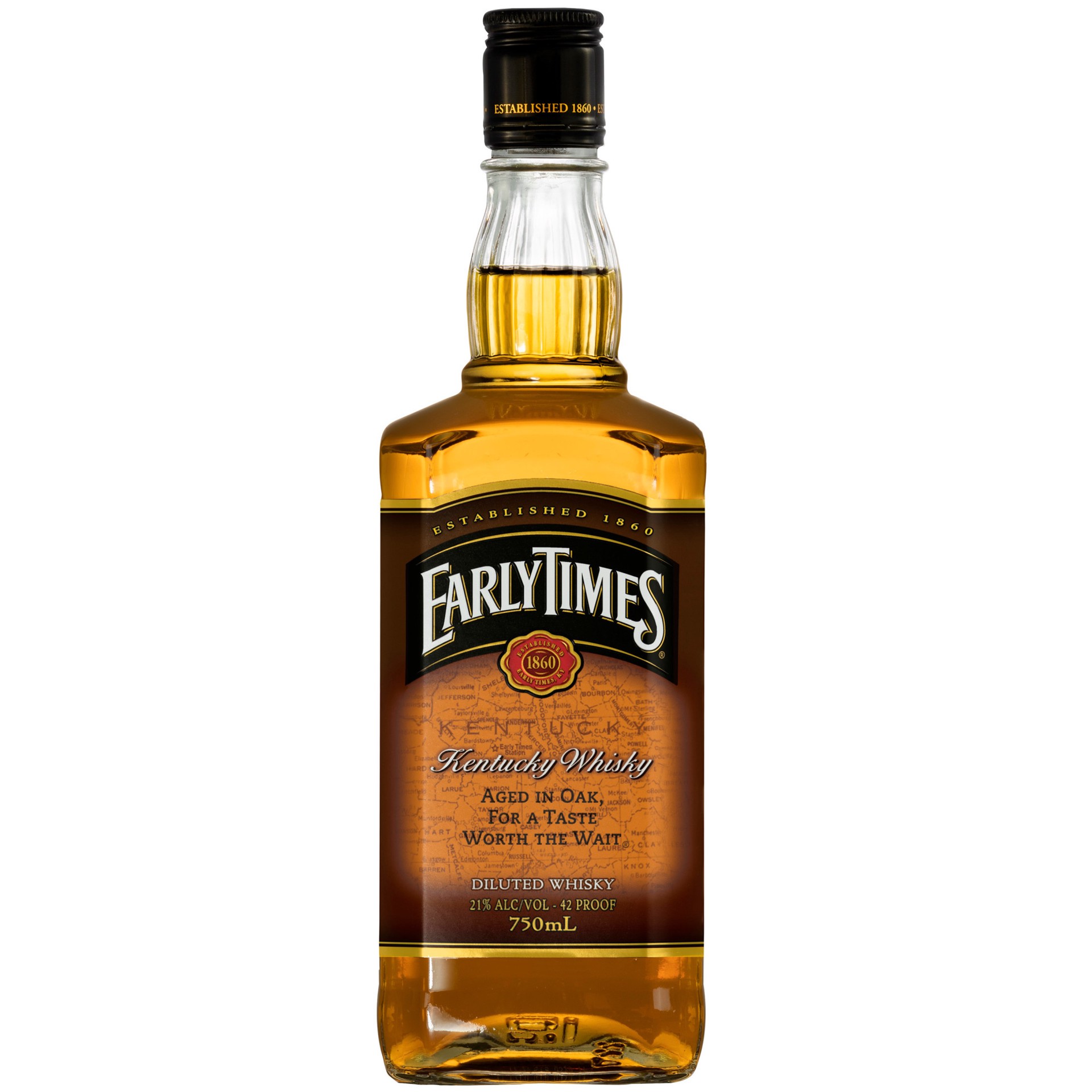 slide 1 of 3, Early Times Whiskey, 25.4 oz