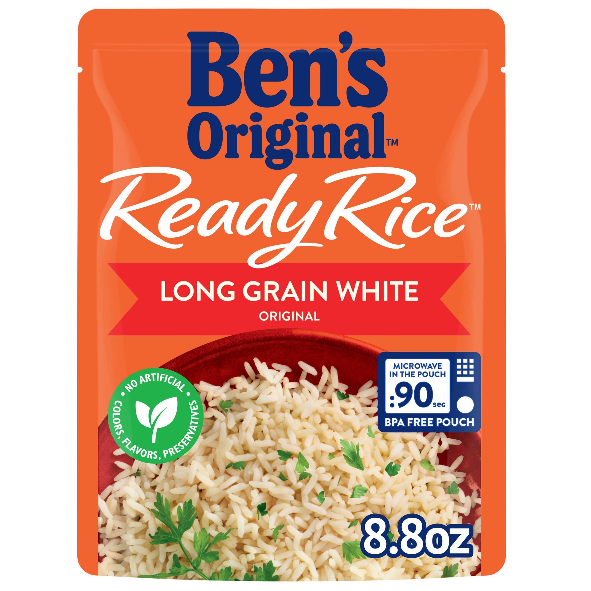 slide 1 of 2, Ben's Original Original Long Grain White Ready Rice, 8.8 oz