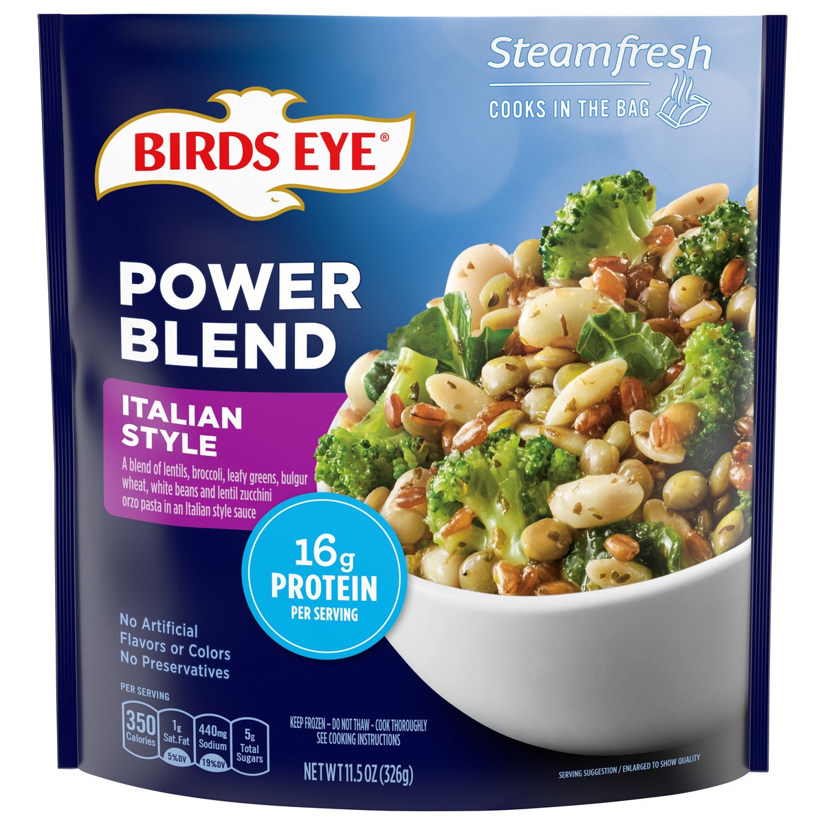 slide 1 of 5, Birds Eye Italian Style Power Blend 11.5 oz, 11.5 oz