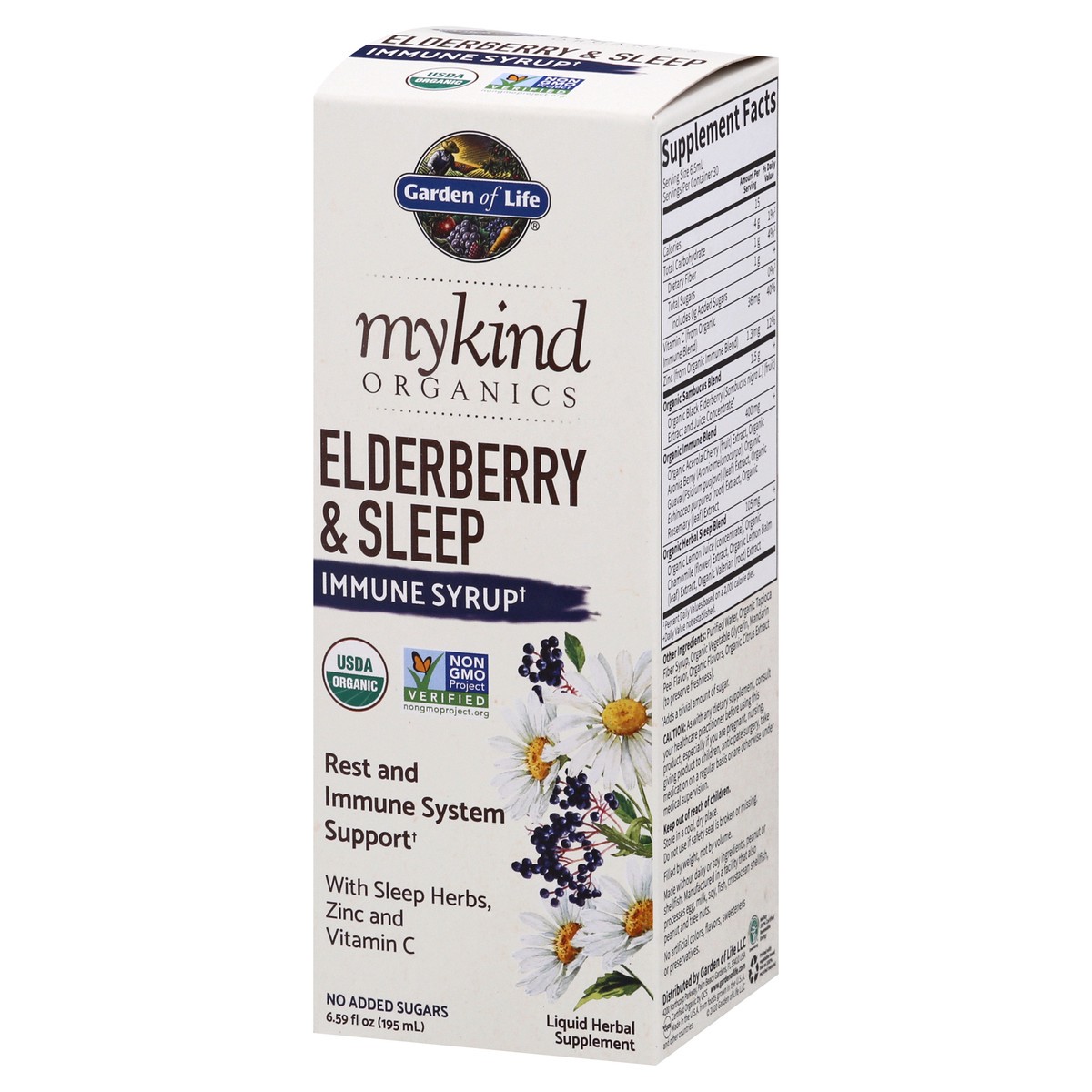 slide 3 of 9, Mykind Organics Elderberry & Sleep Immune Syrup, 6.59 oz