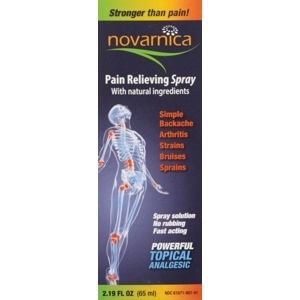 slide 1 of 1, Novarnica Pain Relieving Spray, 2.19 oz