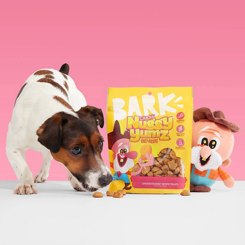 slide 4 of 7, BARK Snack Pack Oldie Goldie Dog Plush Toy, 1 ct