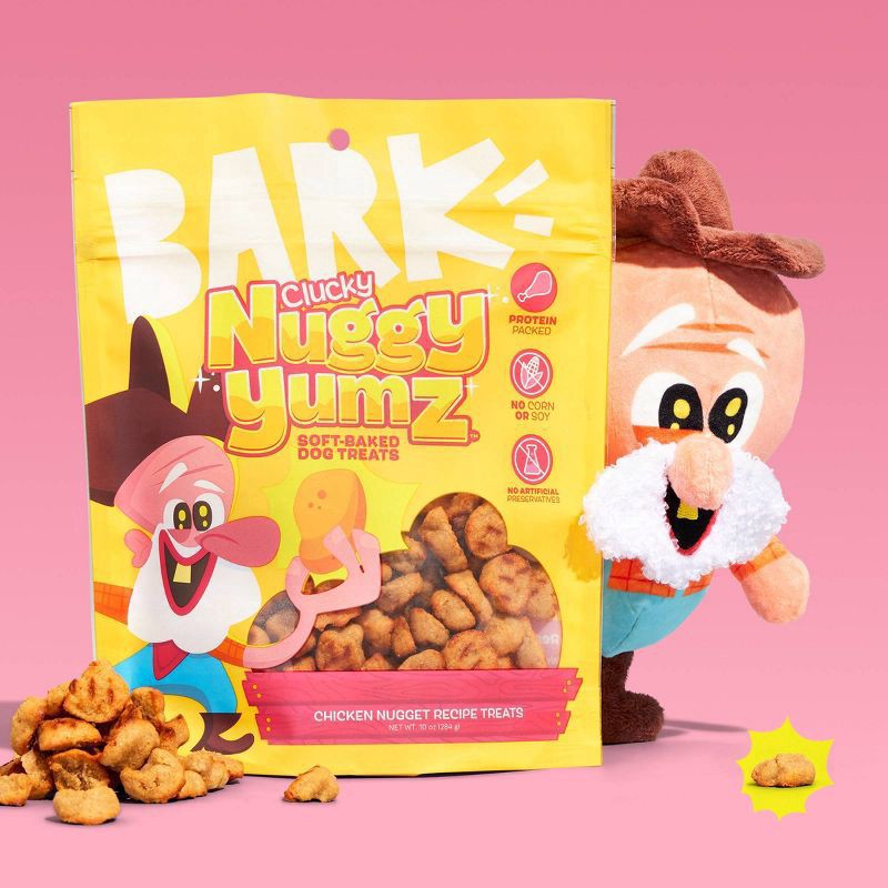 slide 7 of 7, BARK Snack Pack Oldie Goldie Dog Plush Toy, 1 ct