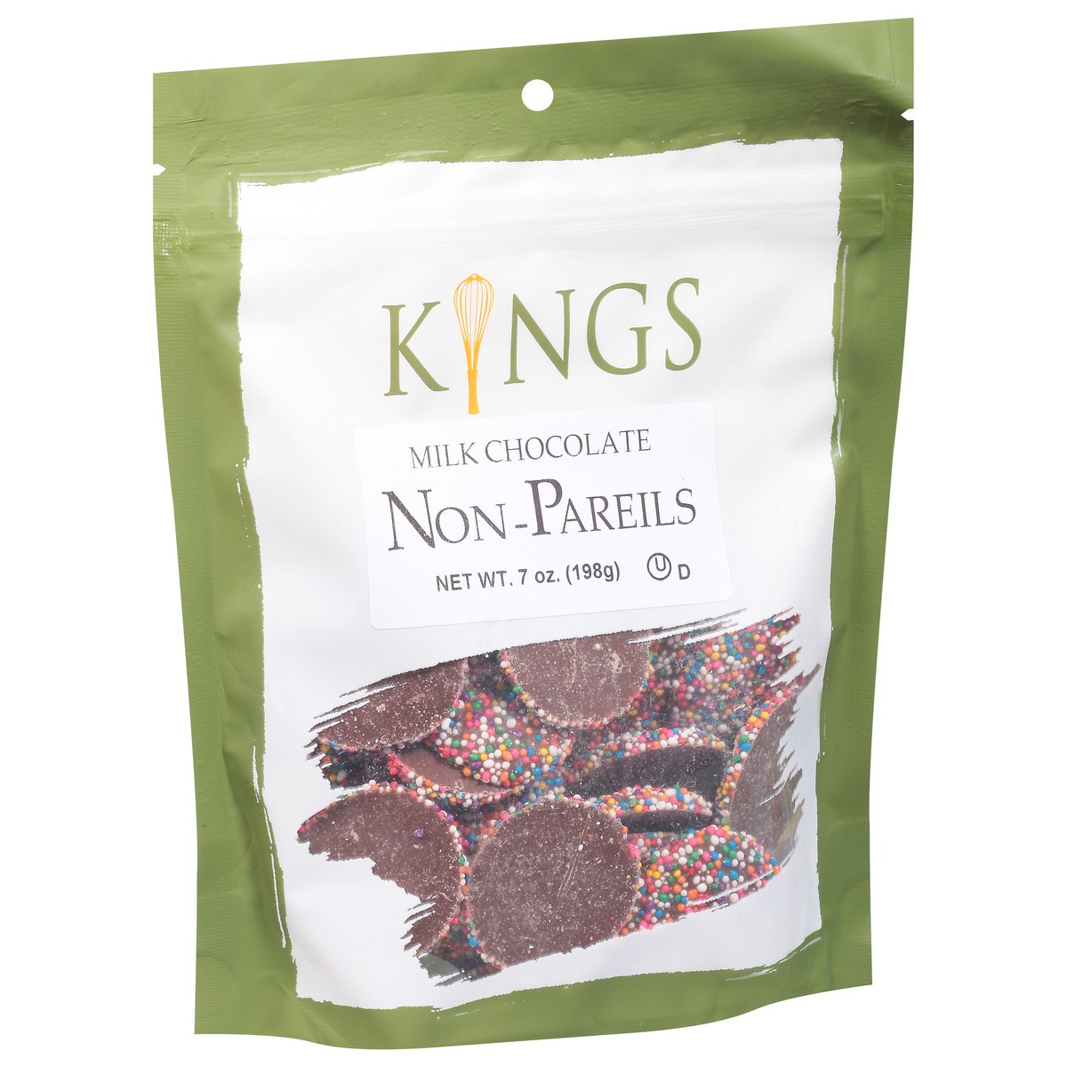 slide 9 of 14, Kings Milk Chocolate Non-Pareils, 7 oz