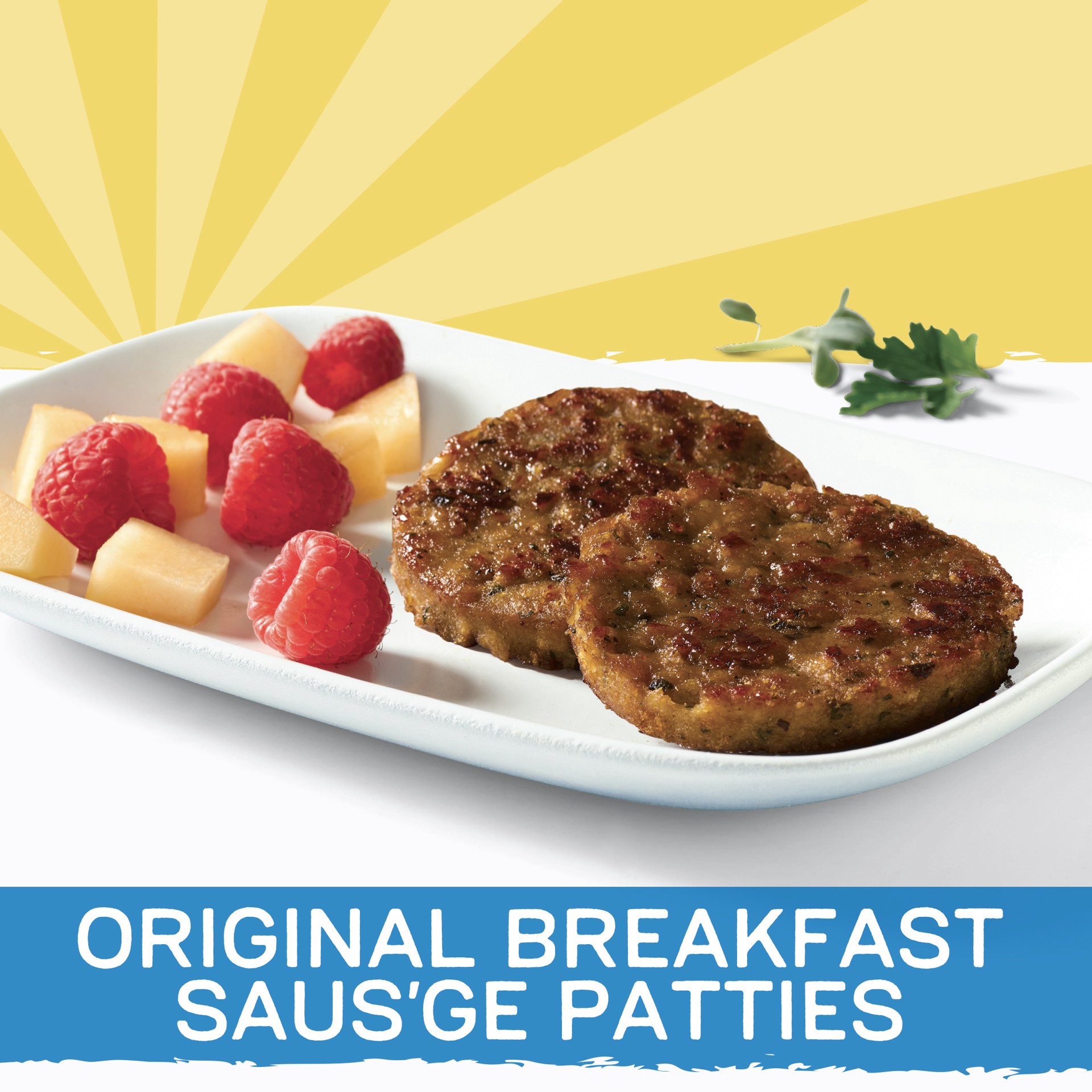 slide 5 of 5, Gardein Original Breakfast Plant-Based Saus'age Patties, Vegan, Frozen, 8 oz., 8 oz