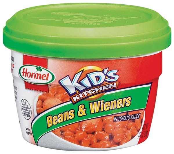 slide 1 of 1, Hormel Beans & Wieners in Tomato Sauce, 7.75 oz