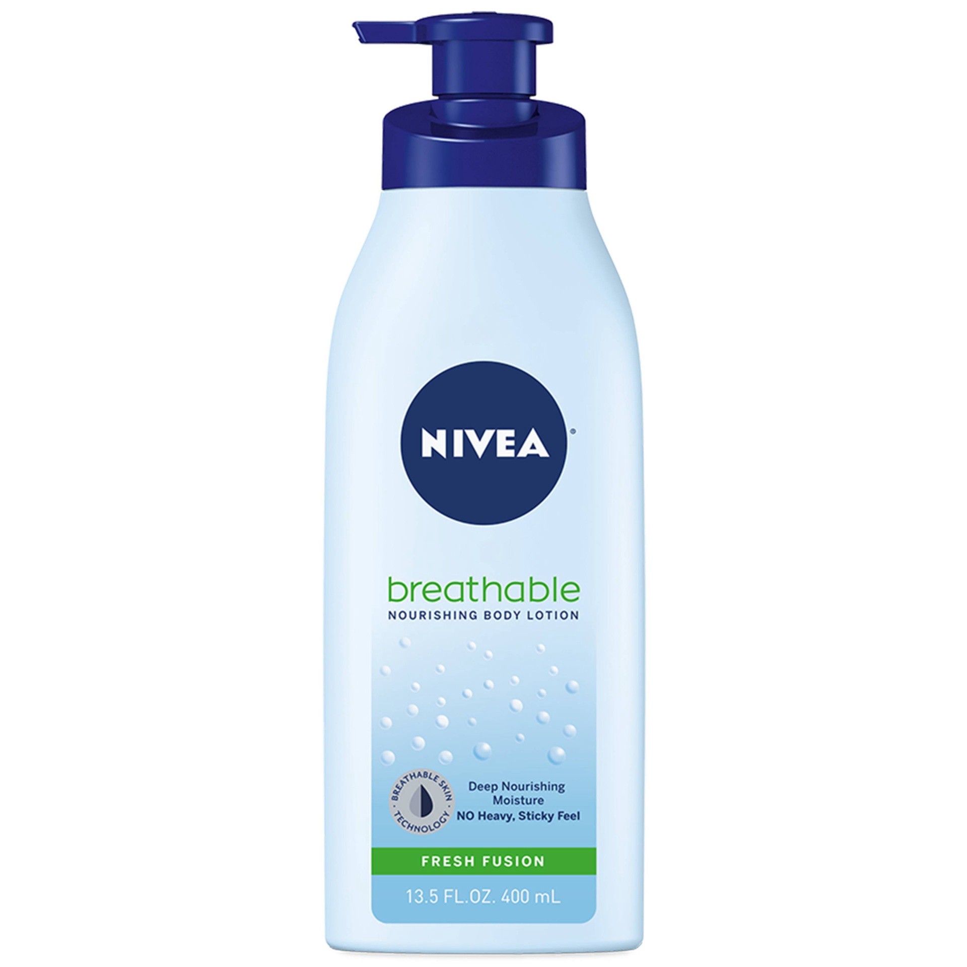 slide 1 of 3, Nivea Fresh Fusion Breathable Nourishing Body Lotion, 13.5 oz