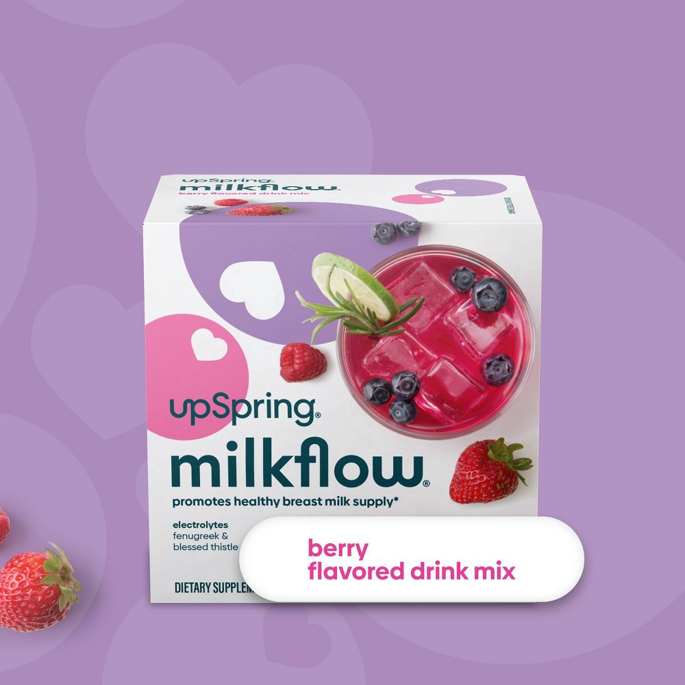 slide 6 of 15, Milkflow Berry Flavored Lactation Supplement Drink Mix 18 ea, 16 ct