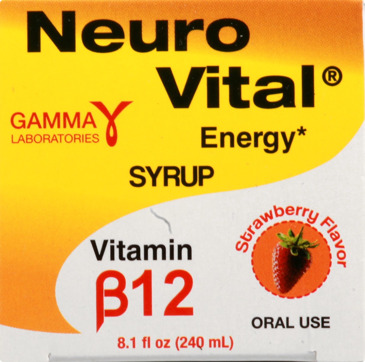 slide 3 of 9, Gamma Laboratories Nuero Vital B12 Enrg, 8.1 oz