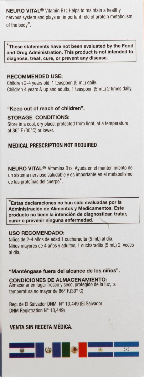 slide 5 of 9, Gamma Laboratories Nuero Vital B12 Enrg, 8.1 oz