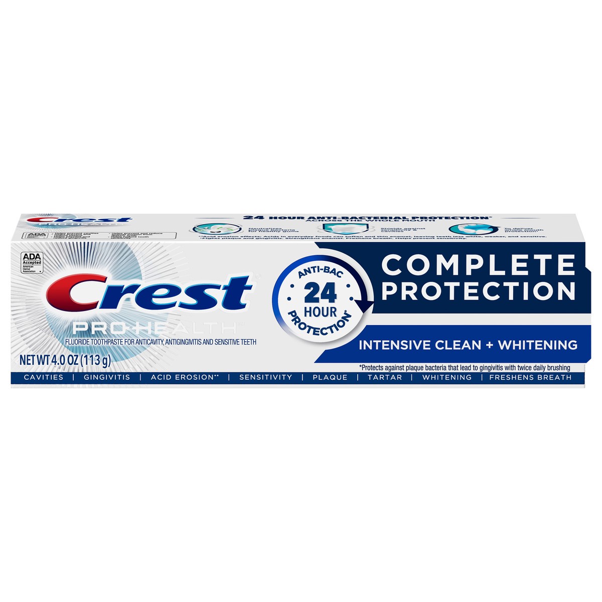 slide 1 of 3, Crest Pro-Health Complete Protection Toothpaste, Intensive Clean + Whitening, 4.0 oz, 4 oz