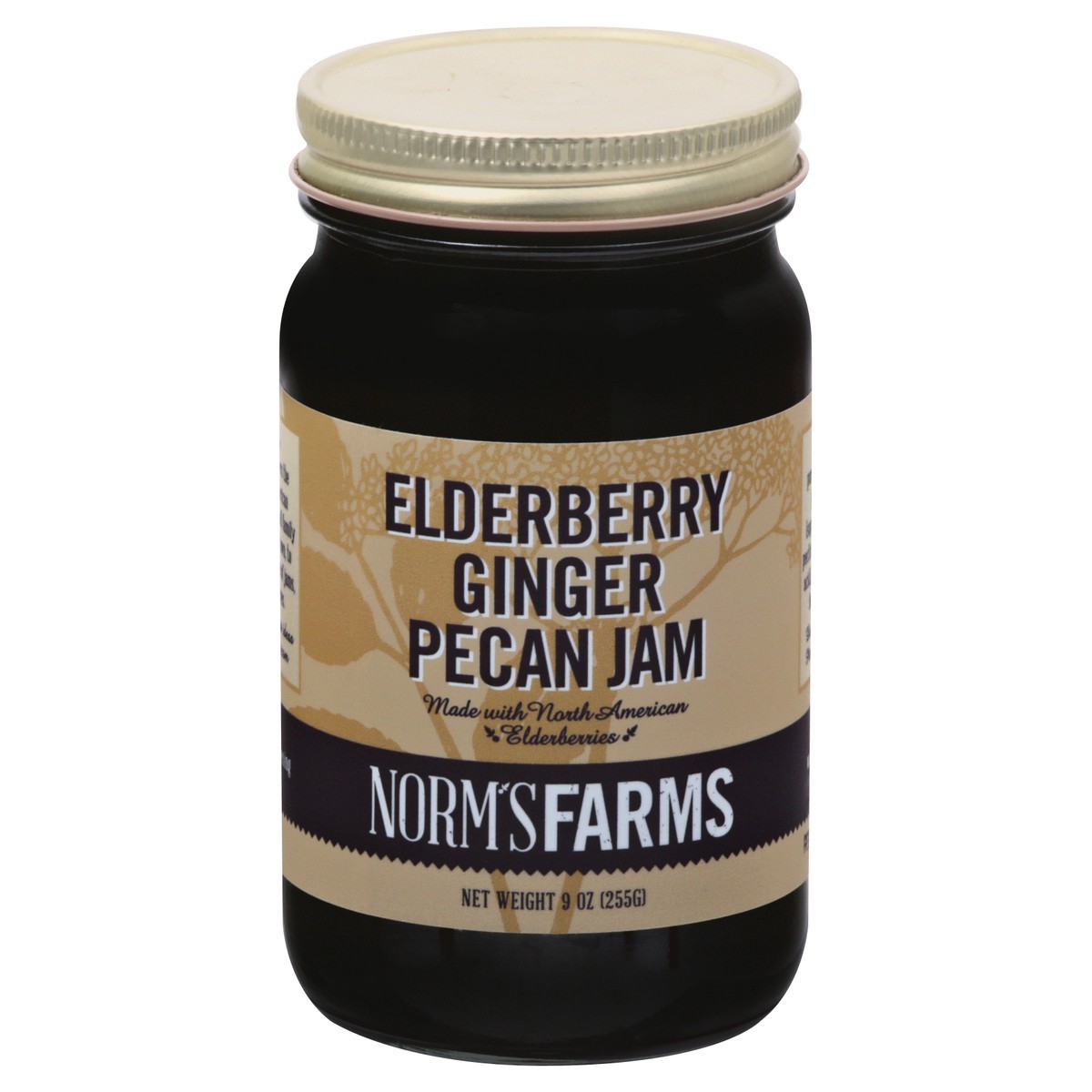 slide 3 of 13, Norm's Farms Elderberry Ginger Pecan Jam 9 oz, 9 oz