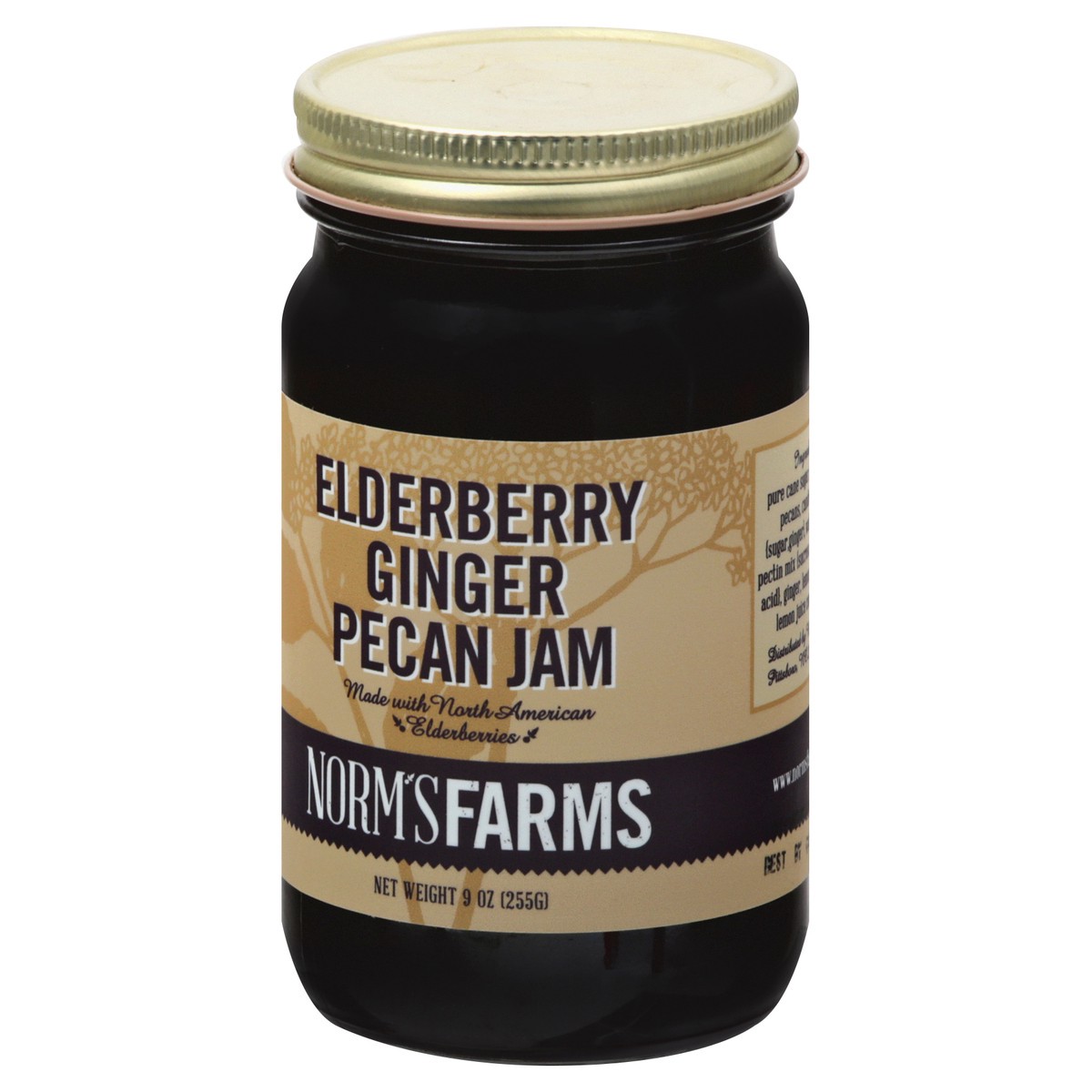 slide 4 of 13, Norm's Farms Elderberry Ginger Pecan Jam 9 oz, 9 oz