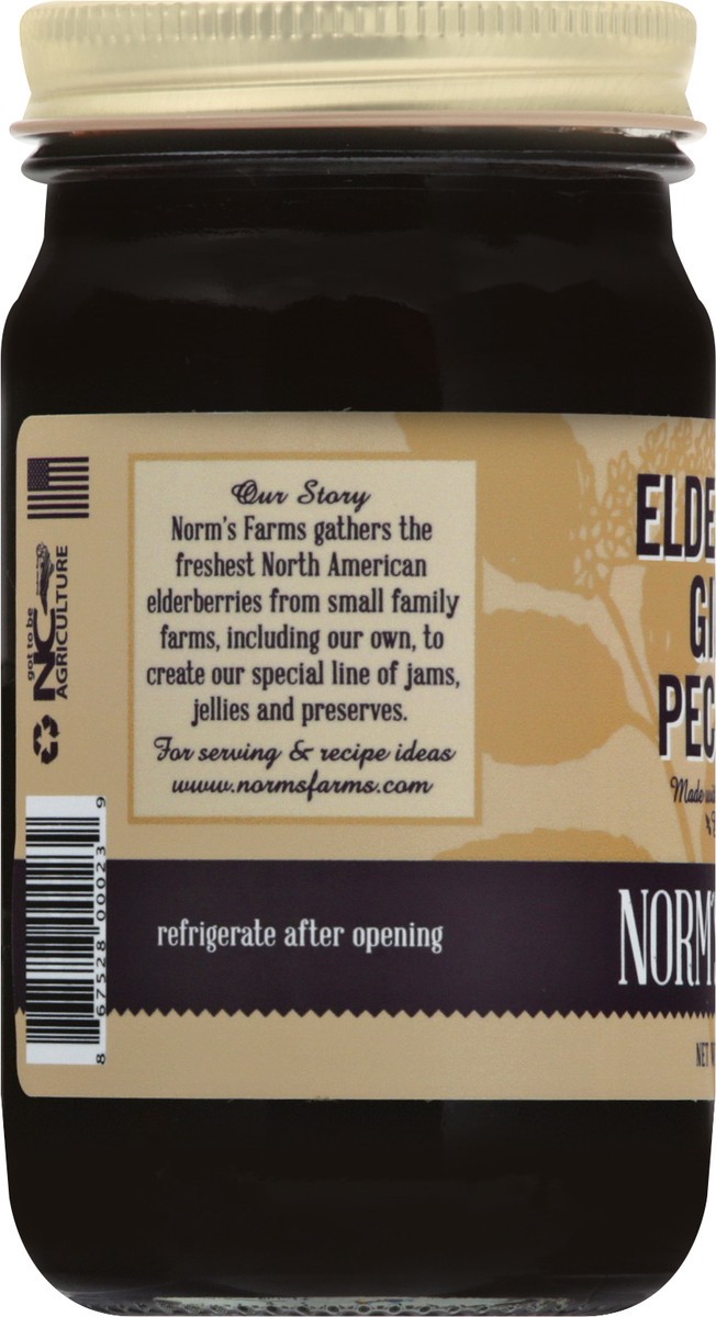 slide 6 of 13, Norm's Farms Elderberry Ginger Pecan Jam 9 oz, 9 oz