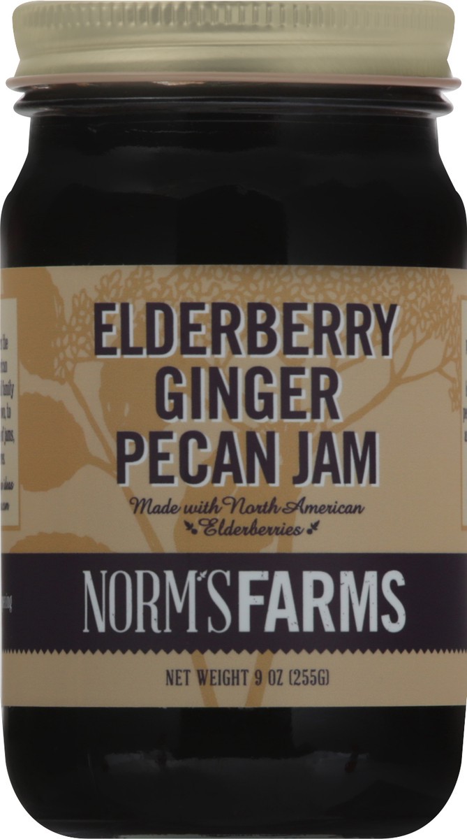 slide 12 of 13, Norm's Farms Elderberry Ginger Pecan Jam 9 oz, 9 oz