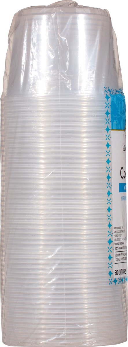 slide 6 of 12, First Street Clear Deli Containers, 50 ct