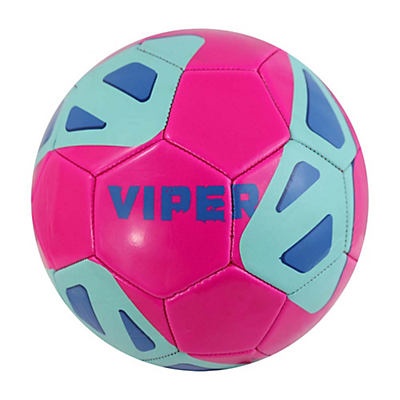 slide 1 of 1, Baden Viper Pink & Turquoise Soccer Ball, Size 5