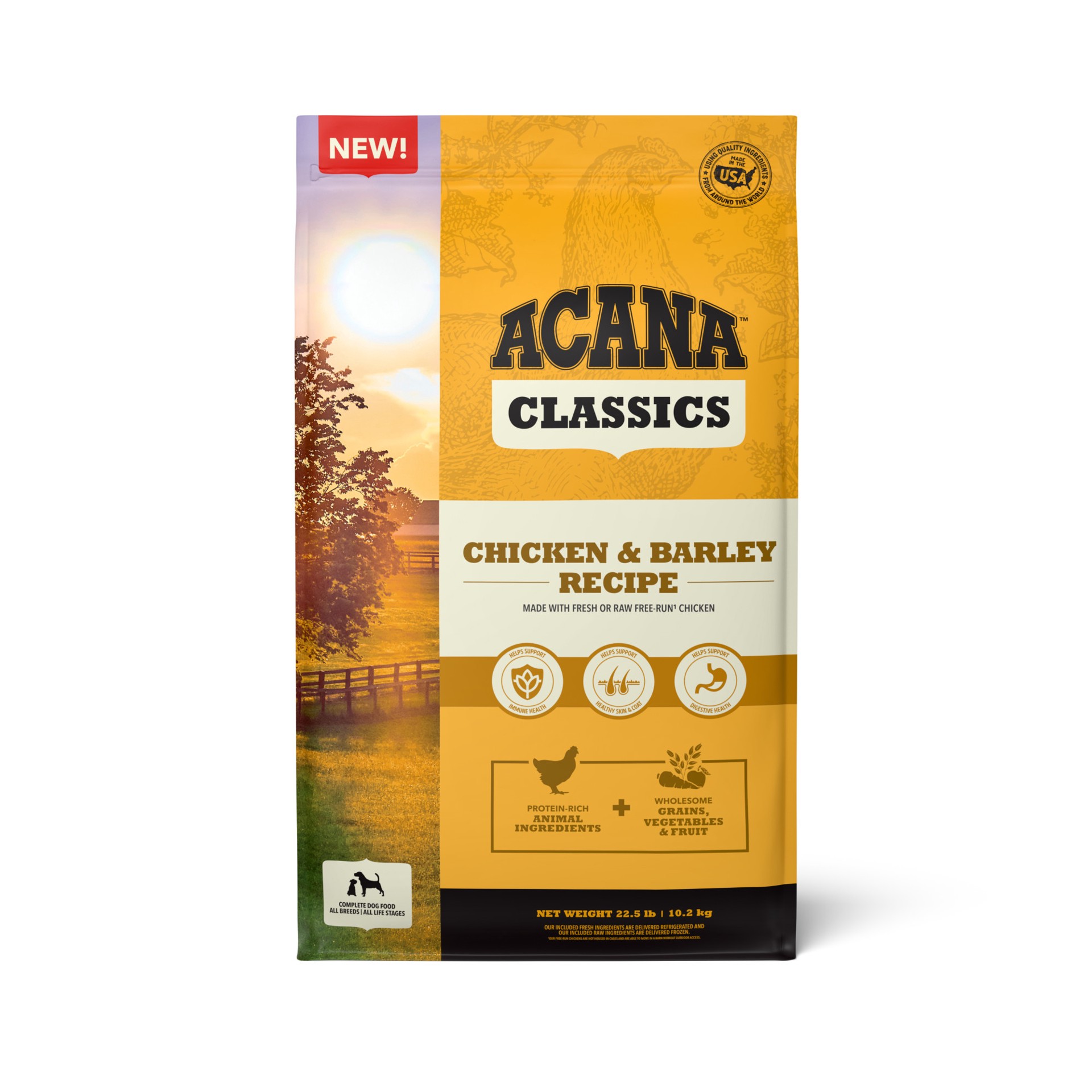 slide 1 of 3, ACANA Classics Chicken & Barley Recipe 22.5lb, 22.5 lb