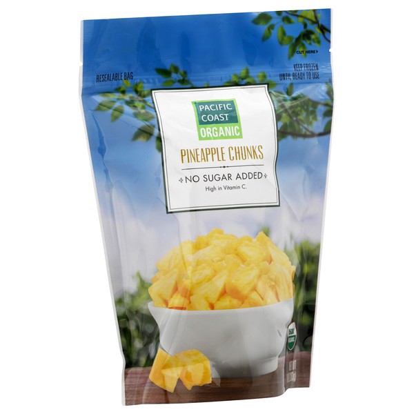 slide 1 of 1, Pacific Coast Organic Pineapple Chunks 10 oz, 10 oz