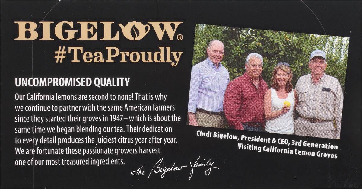 slide 9 of 9, Bigelow Black Tea, Lemon & Echinacea, Plus Vitamin C, Tea Bags, 18 ct