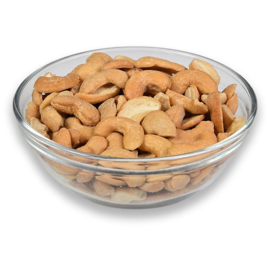 slide 2 of 5, Nice! Roasted Cashew Halves & Pieces Lightly Sea Salted, 8 oz