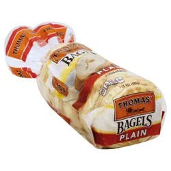 Thomas' Plain Pre-Sliced Bagels