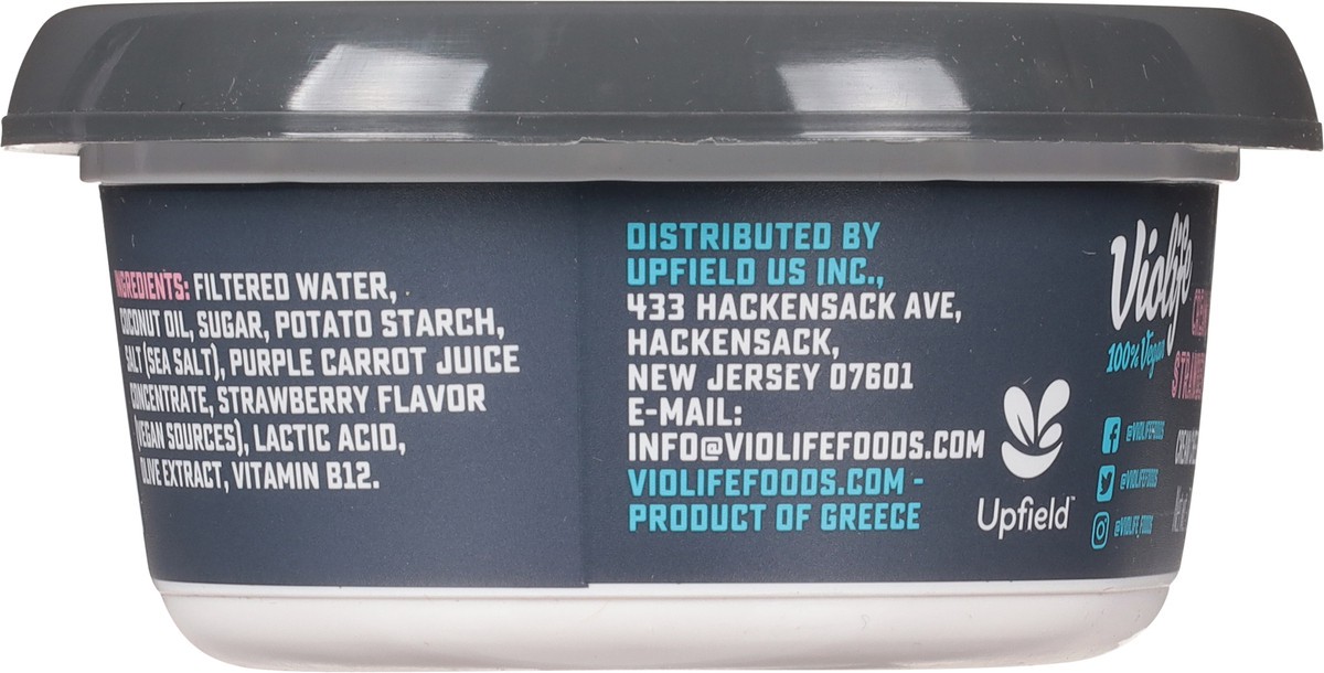 slide 9 of 11, Violife Just like Cream Cheese Strawberry, Dairy-Free Vegan, 7.05 oz Tub, 7.05 oz