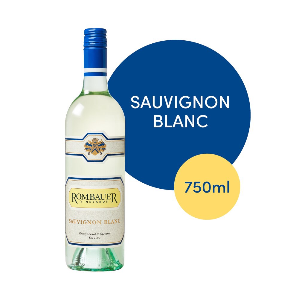 slide 1 of 3, Rombauer Vineyards Sauvignon Blanc, 750 ml