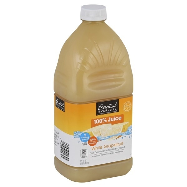 slide 1 of 1, Essential Everyday Grapefruit 100% Juice - 64 fl oz, 64 fl oz