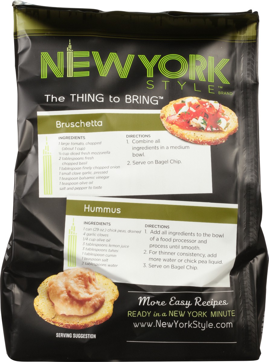 slide 11 of 14, New York Style Authentic Baked Garlic Parmesan Bagel Crisps 6 oz, 6 oz